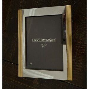 Vintage CARR International Silver photo frame 9" x 7"